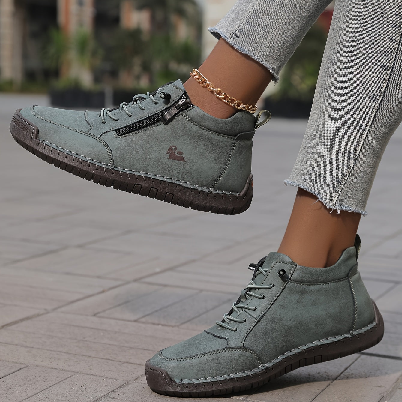 Nora | Chaussures Orthopédiques à Fermeture Éclair
