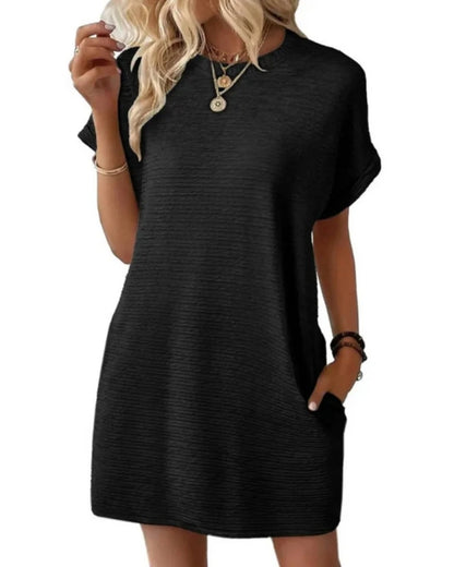 Jeanne | Robe d’Été Minimaliste à Col Rond