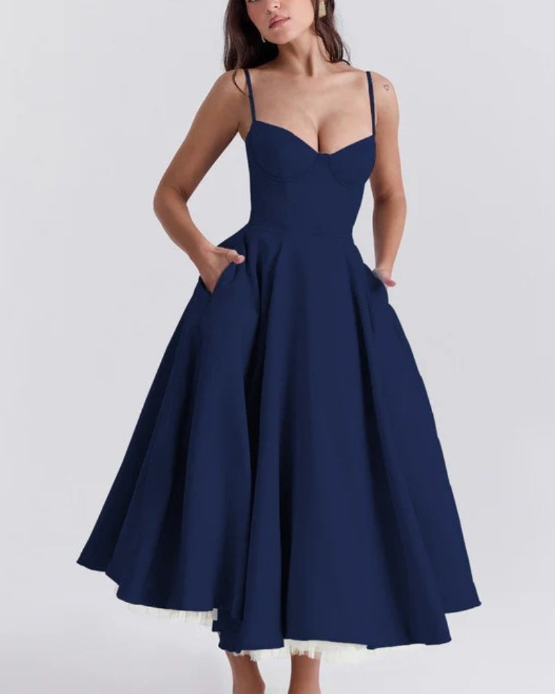 Camélia™ | Robe Taille Marquée