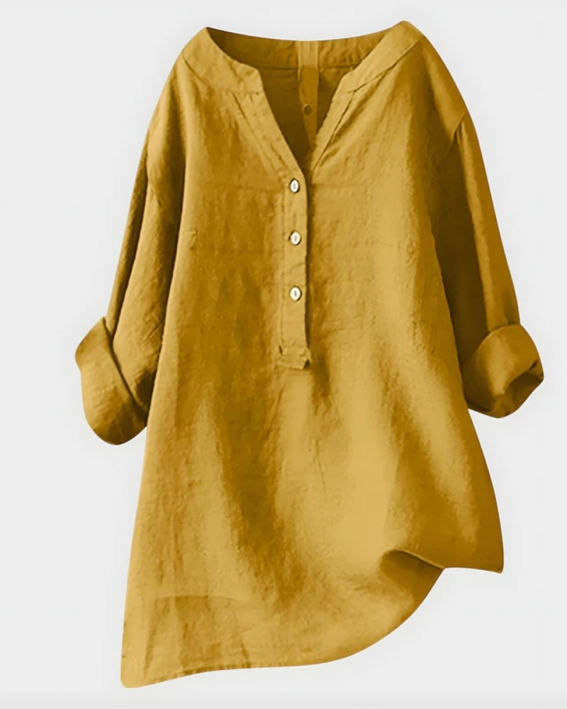 Audrey | Blouse Élégante à Col en V