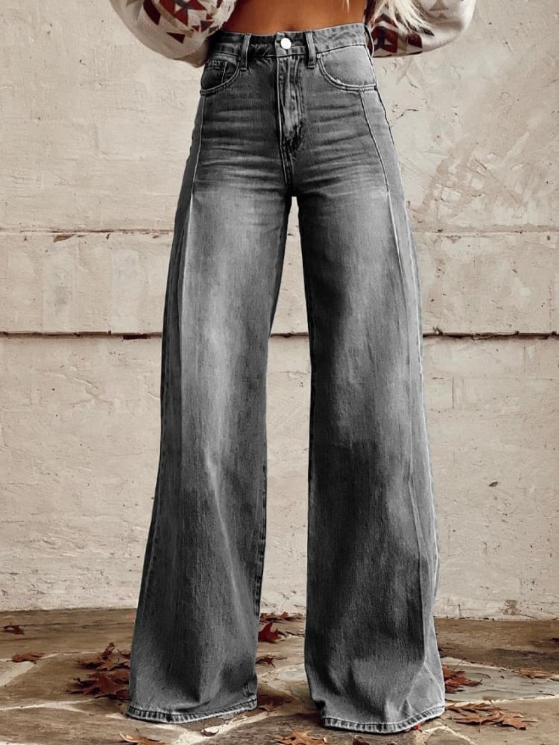 Amélie | Pantalon Large Élégant