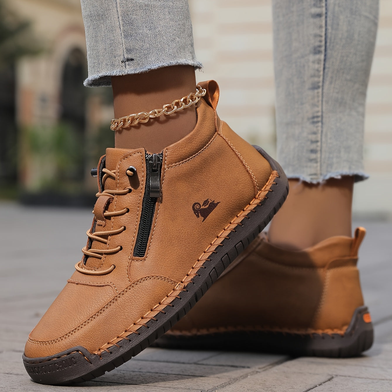Nora | Chaussures Orthopédiques à Fermeture Éclair