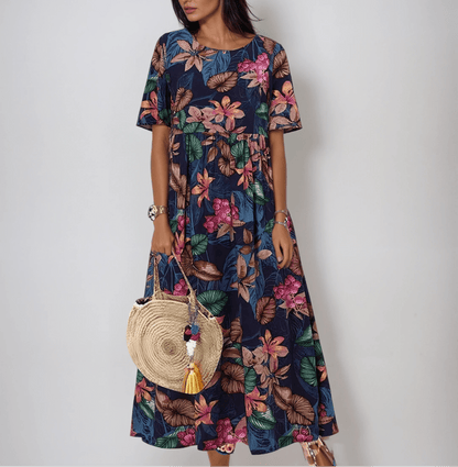 Céline | Robe Fleurie Élégante