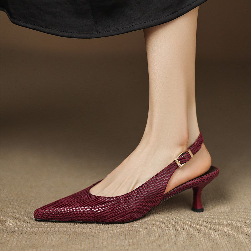 Noémie | Talons Slingback Pointus Élégants