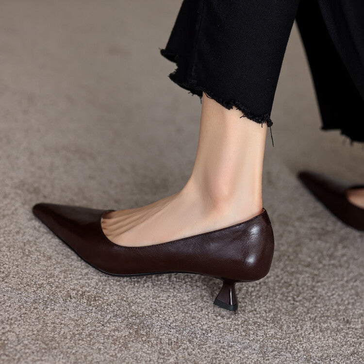 Maëlle | Escarpins à Talons Bas Élégants