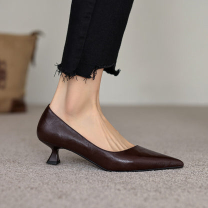 Maëlle | Escarpins à Talons Bas Élégants