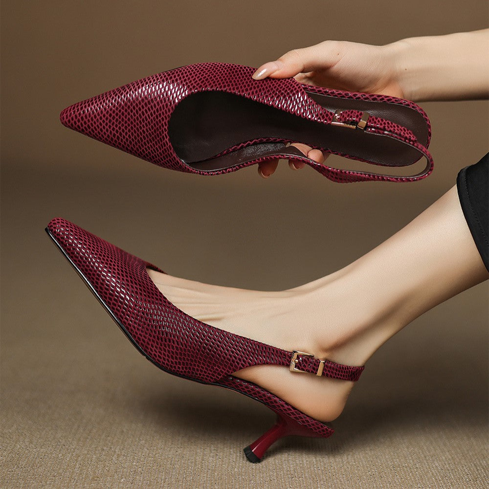 Noémie | Talons Slingback Pointus Élégants