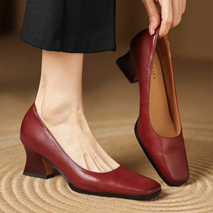 Caroline | Bottines Carrées Élégantes