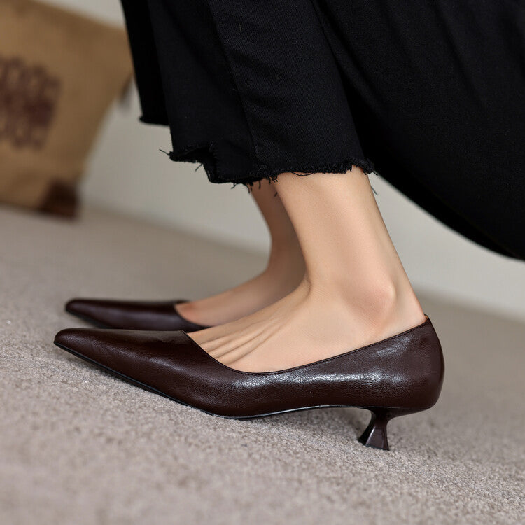 Maëlle | Escarpins à Talons Bas Élégants