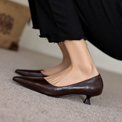Maëlle | Escarpins à Talons Bas Élégants