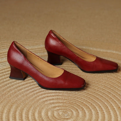 Caroline | Bottines Carrées Élégantes