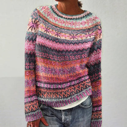 Manon™ | Pull Nordique Multicolore