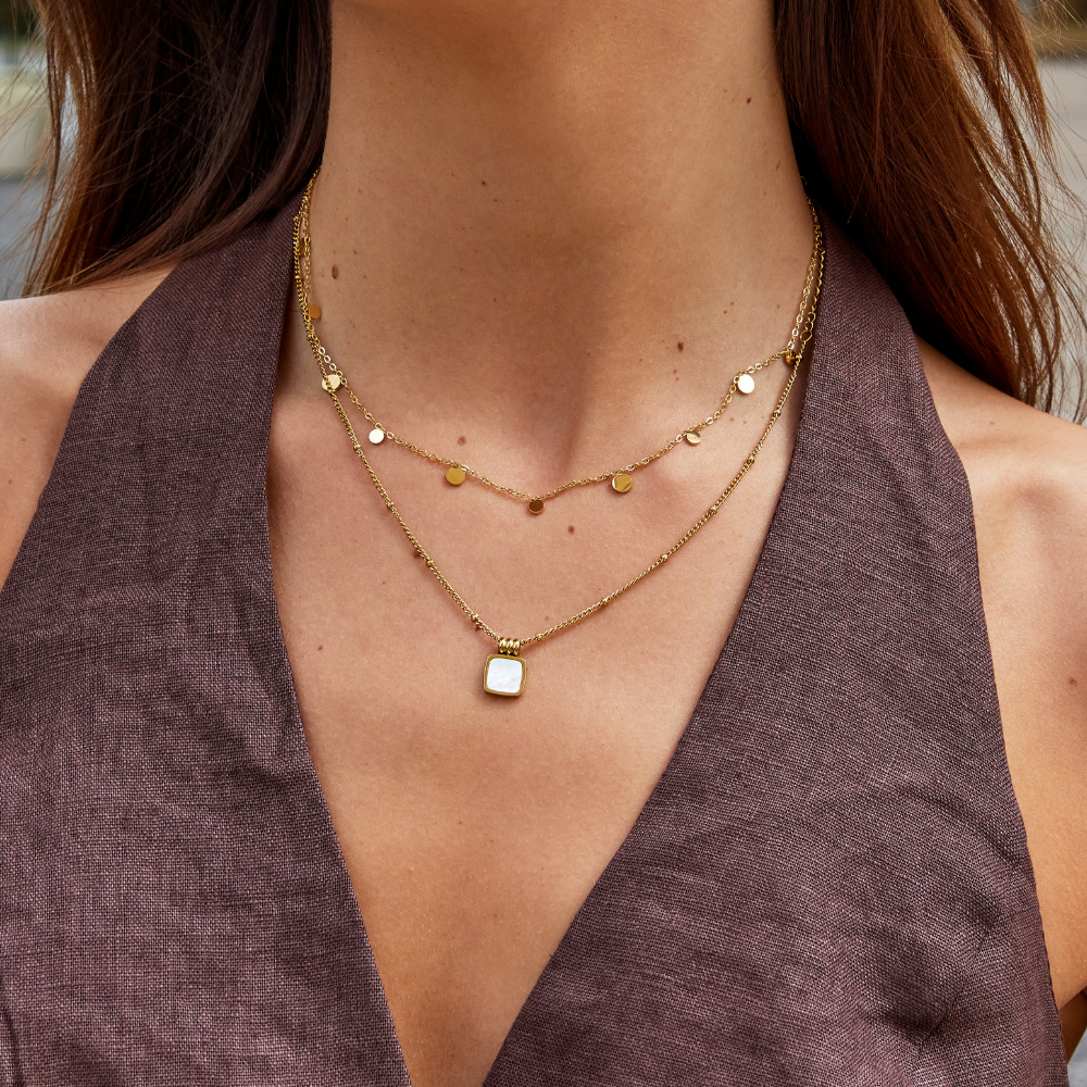Soléline™ | Collier Goutte Or