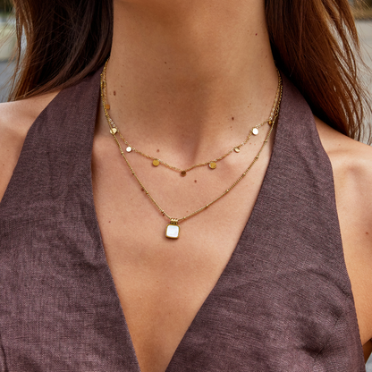 Soléline™ | Collier Goutte Or