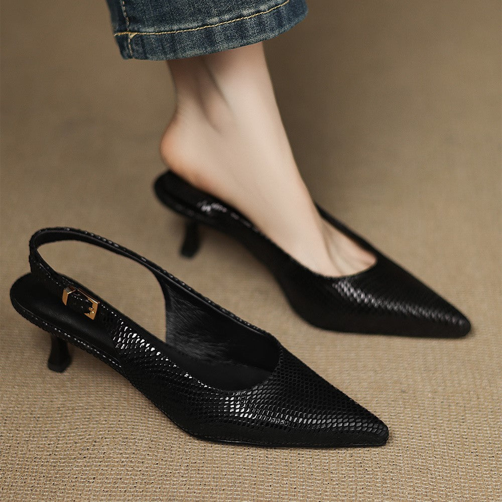 Noémie | Talons Slingback Pointus Élégants