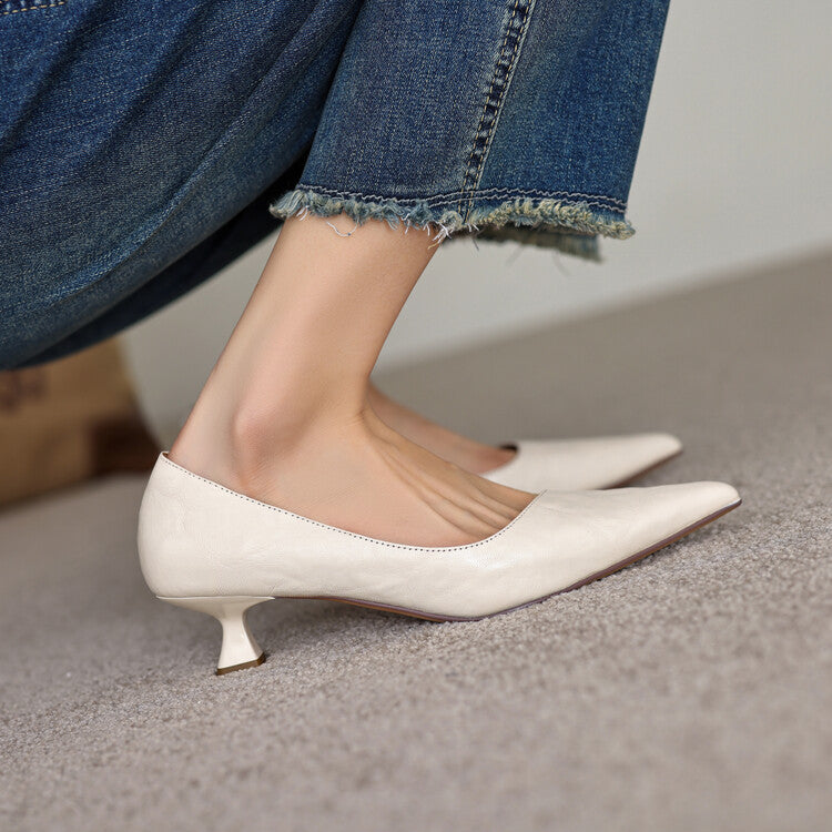 Maëlle | Escarpins à Talons Bas Élégants