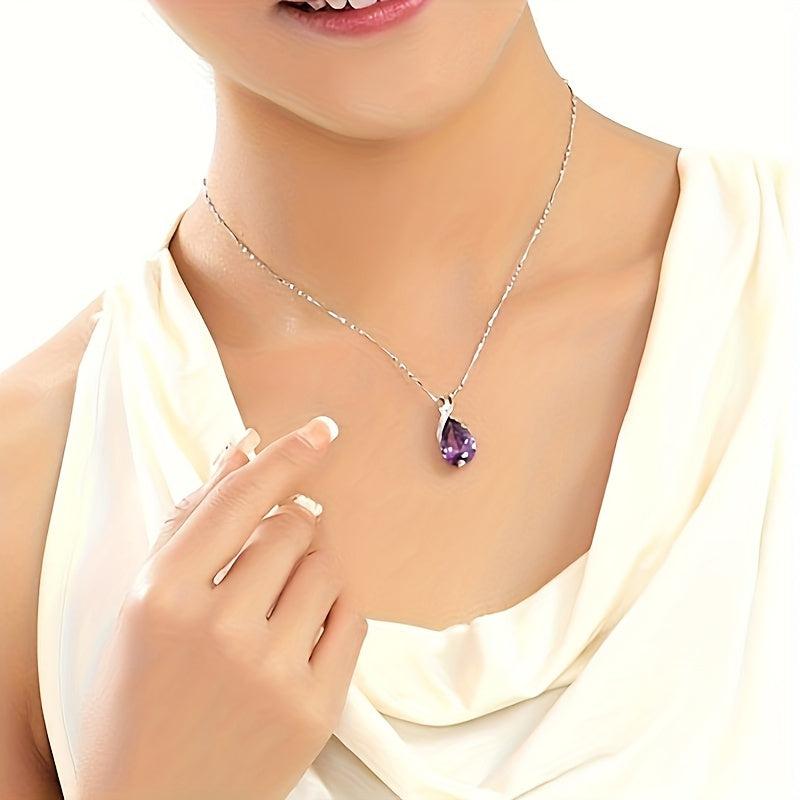 Aurore™ | Collier Goutte Améthyste