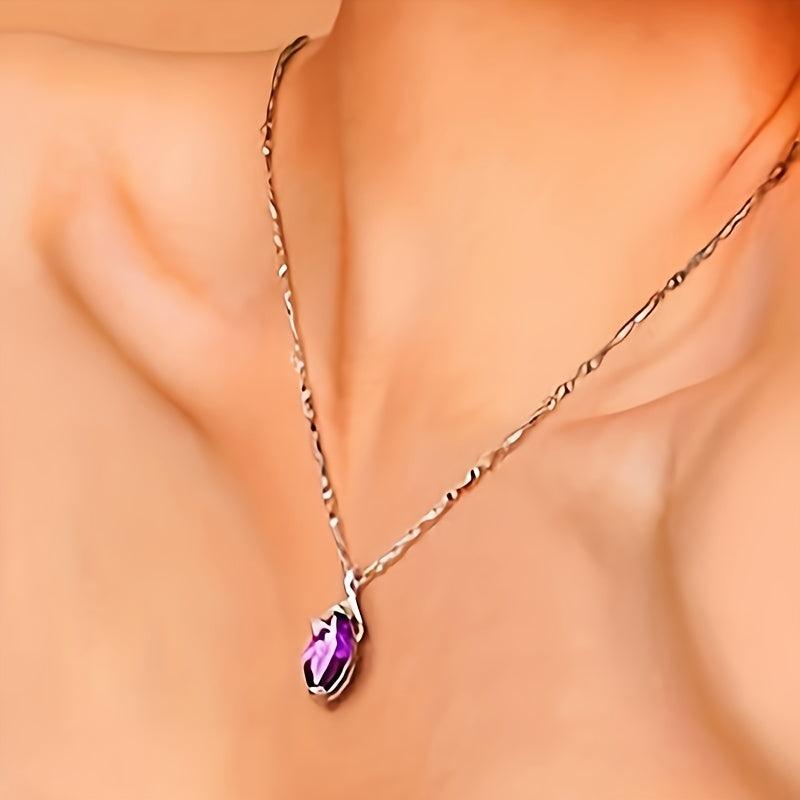 Aurore™ | Collier Goutte Améthyste