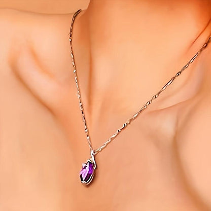 Aurore™ | Collier Goutte Améthyste