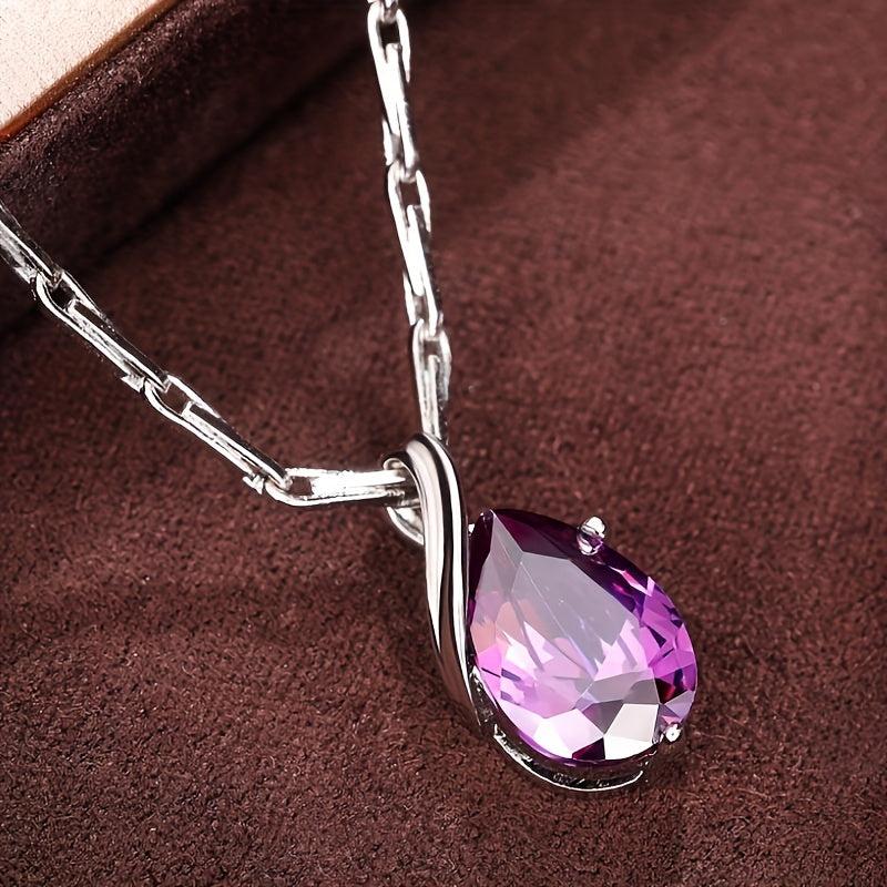 Aurore™ | Collier Goutte Améthyste