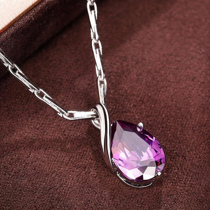 Aurore™ | Collier Goutte Améthyste