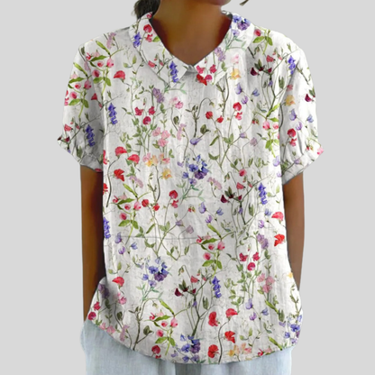 Clarélia™ | Blouse Fleurs Délicates