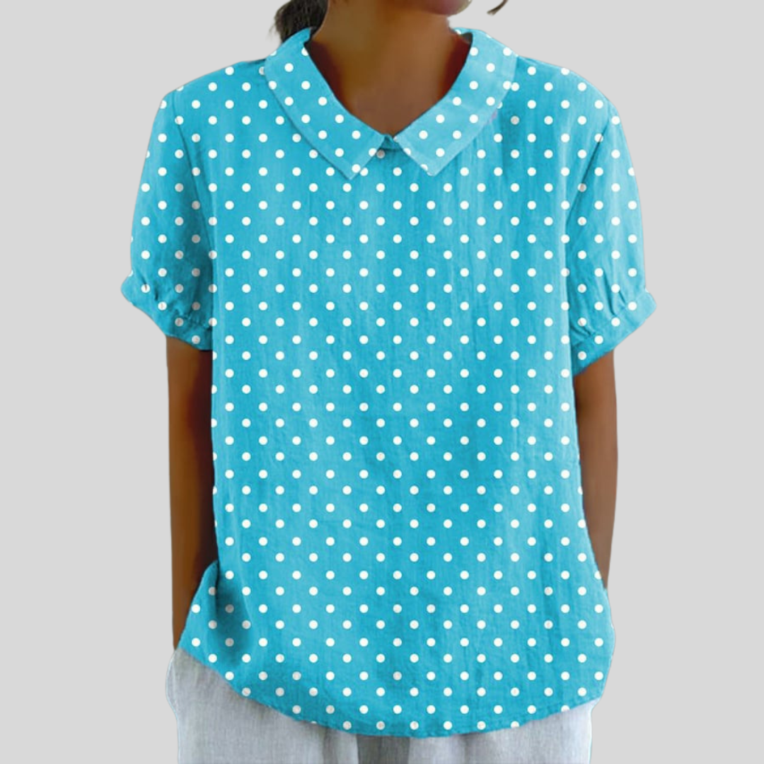 Éléonise™ | Blouse Pois Printemps