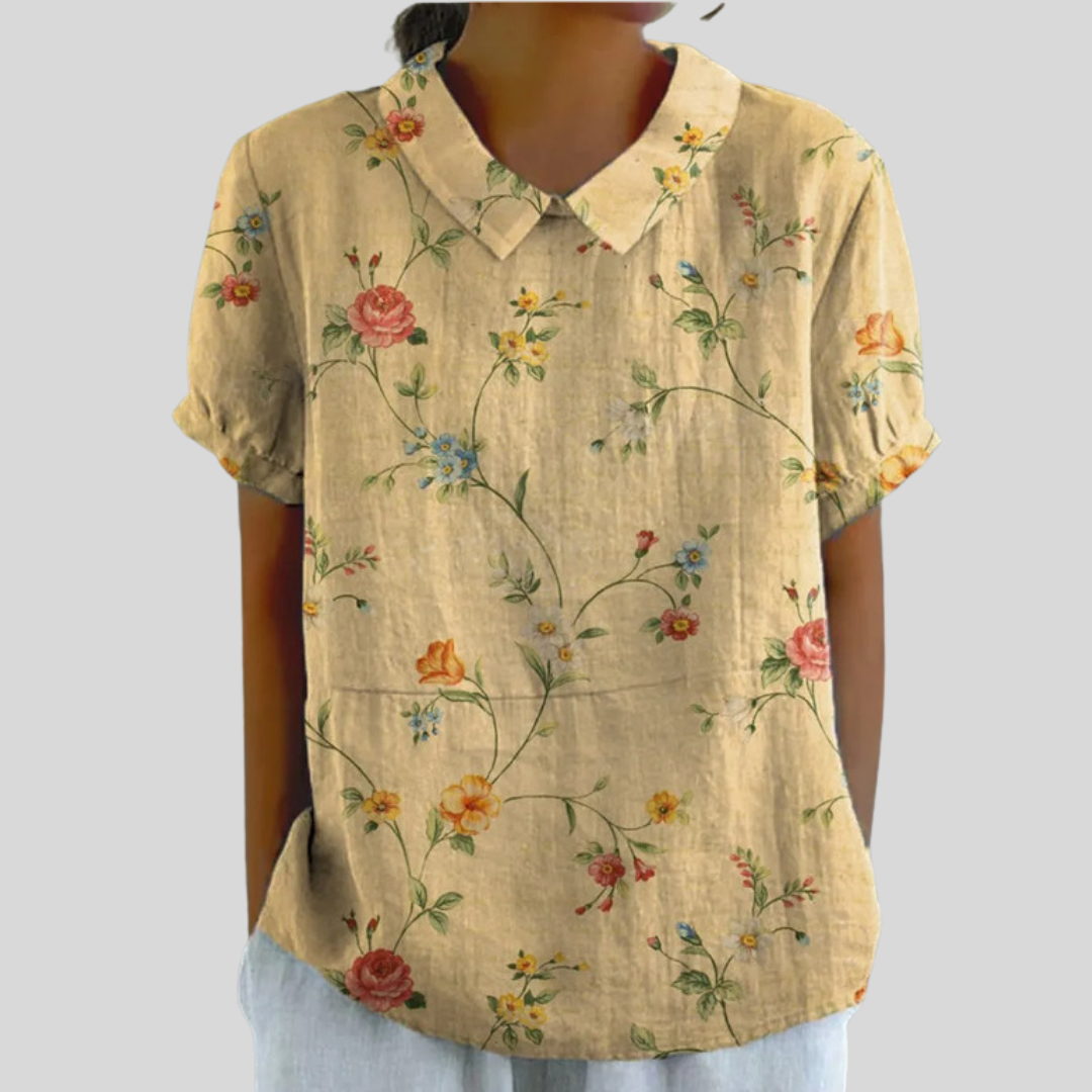 Apolline™ | Blouse Botanique Douce