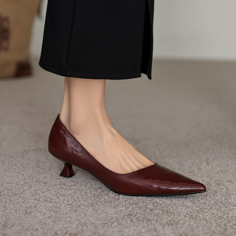 Maëlle | Escarpins à Talons Bas Élégants