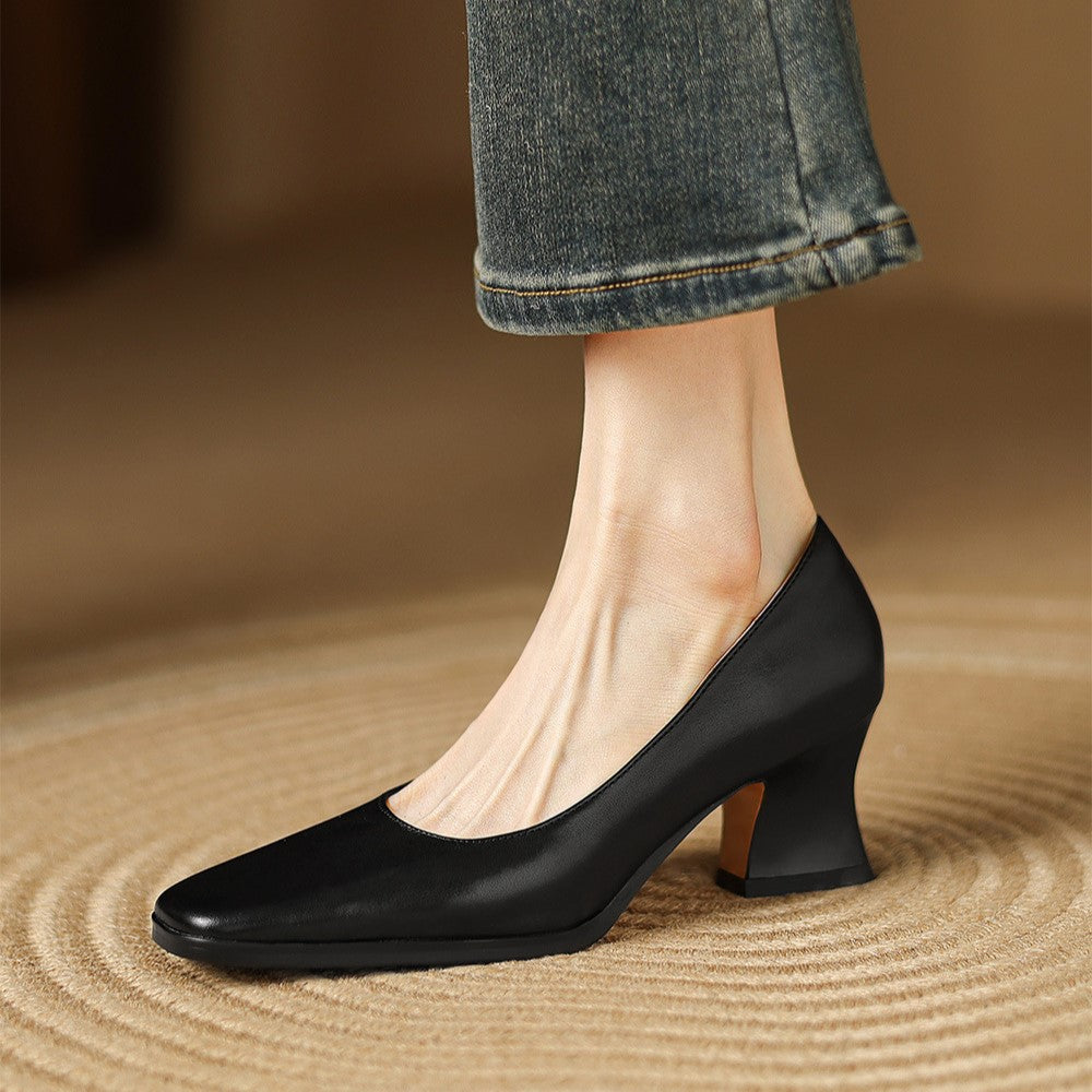 Caroline | Bottines Carrées Élégantes