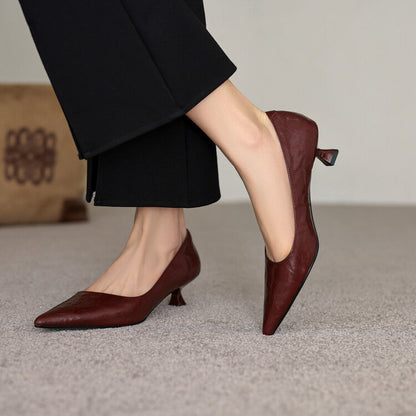 Maëlle | Escarpins à Talons Bas Élégants