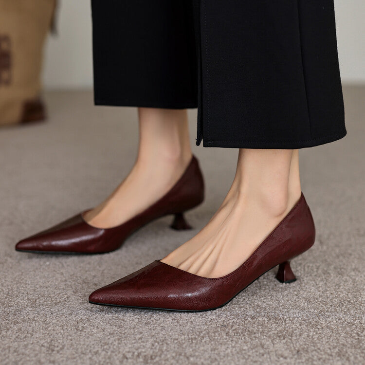 Maëlle | Escarpins à Talons Bas Élégants