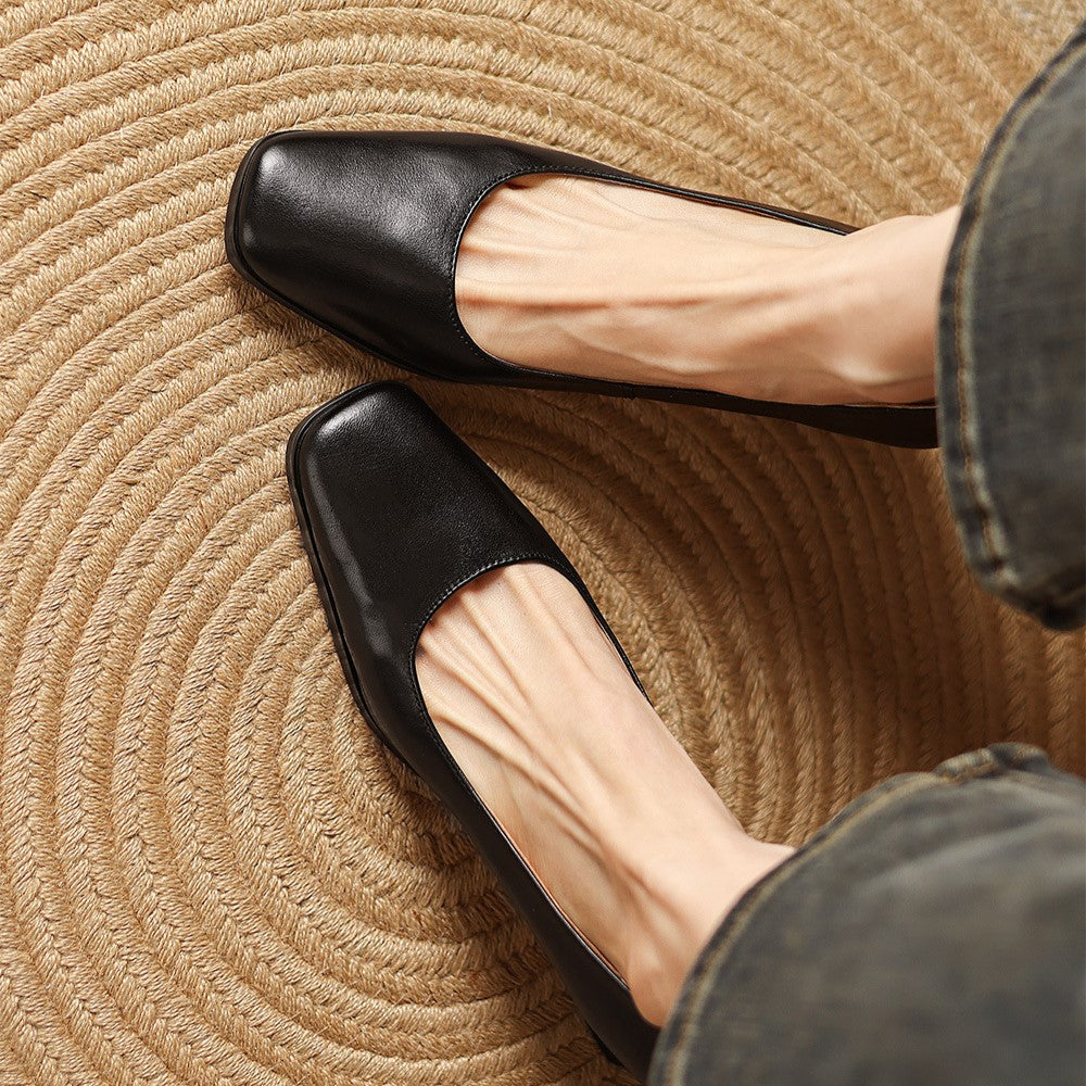 Caroline | Bottines Carrées Élégantes