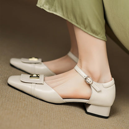 Pauline | Mary Janes à Boucle Élégantes