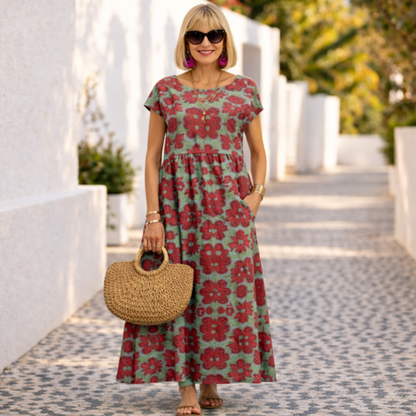 Zavira™ | Robe Été Charme Floral Lumineux
