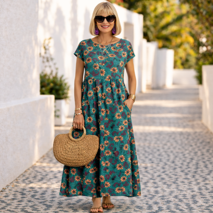 Zavira™ | Robe Été Charme Floral Lumineux