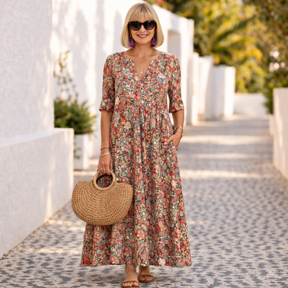 Zorexa™ | Robe Été Charme Fleuri Chaleureux