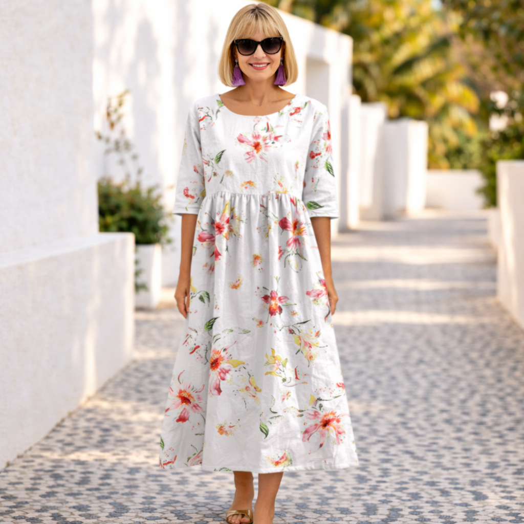 Kavina™ | Robe Été Charme Léger Pastel