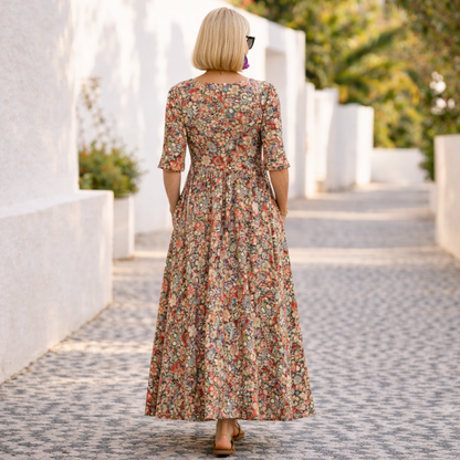 Zorexa™ | Robe Été Charme Fleuri Chaleureux
