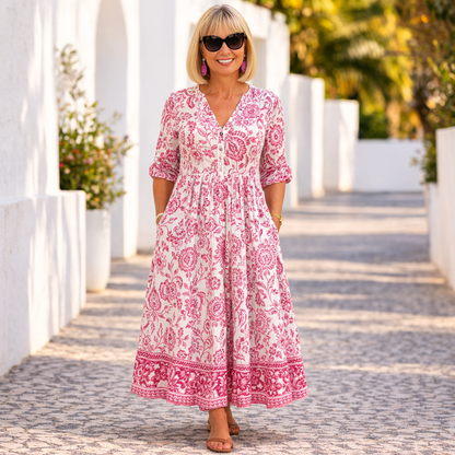 Korexa™ | Robe Été Allure Joyeuse Colorée