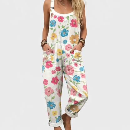 Juliette™ | Pantalon Fleurs Printemps
