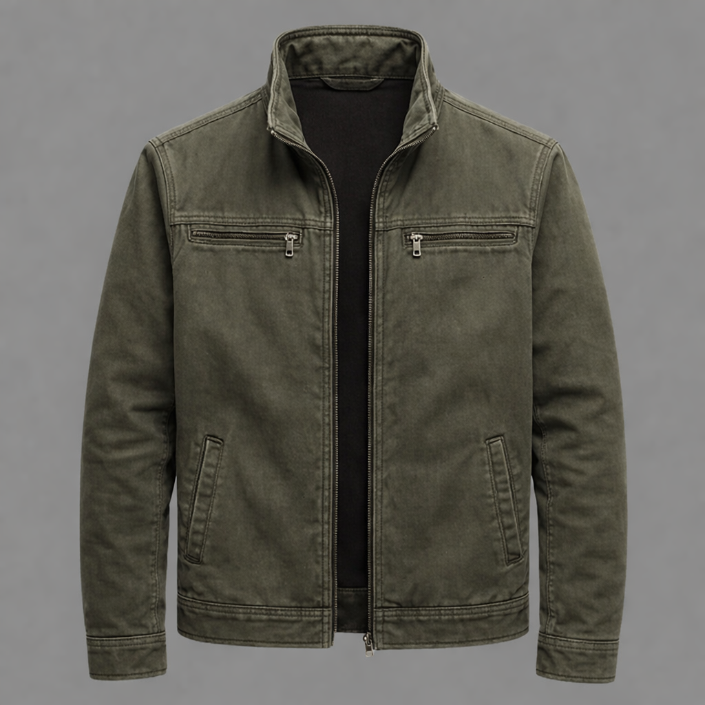 Lucas | Veste Vintage à Fermeture Éclair