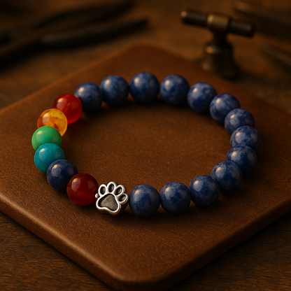 Maélys™ | Bracelet Patte Colorée