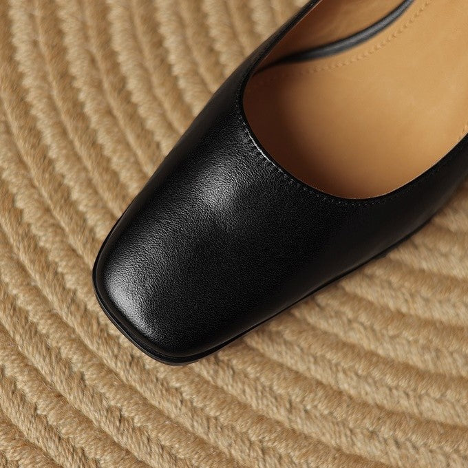 Caroline | Bottines Carrées Élégantes