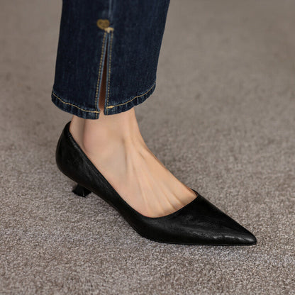 Maëlle | Escarpins à Talons Bas Élégants