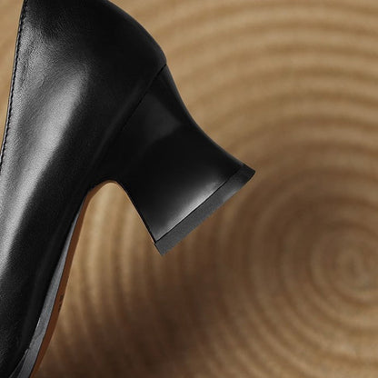 Caroline | Bottines Carrées Élégantes