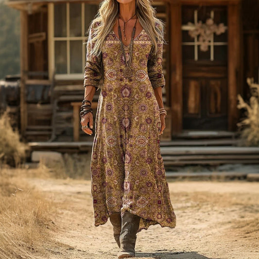 Lucie | Robe Décontractée à Manches Longues Raffinée