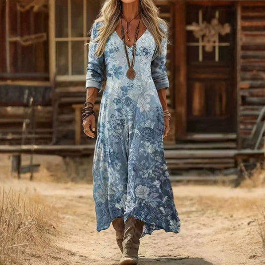 Julie | Robe Décontractée à Manches Longues Tendance