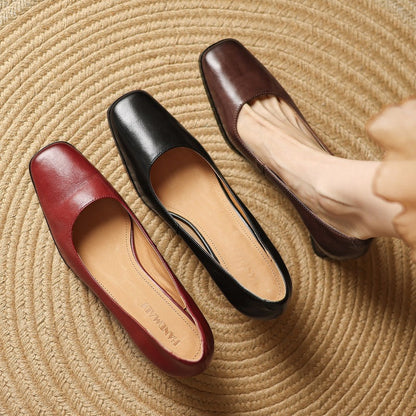 Caroline | Bottines Carrées Élégantes