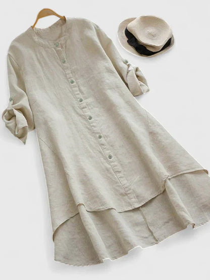 Ophélie™ | Robe Chemise Boutonnée